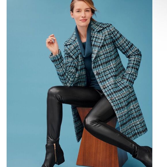 TALBOTS Portland FAUX Black
LEATHER LEGGINGS Size 6 women NWT🏷 - Picture 4 of 13